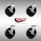 Service Caster 8 Inch SS Glass Filled Nylon Swivel Caster Set with Roller Bearings and Brakes SCC-SS30S820-GFNR-TLB-4 - alternate 4